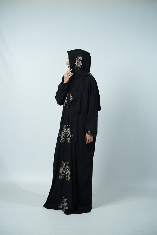 Prayer Dress Front Closed (Black)