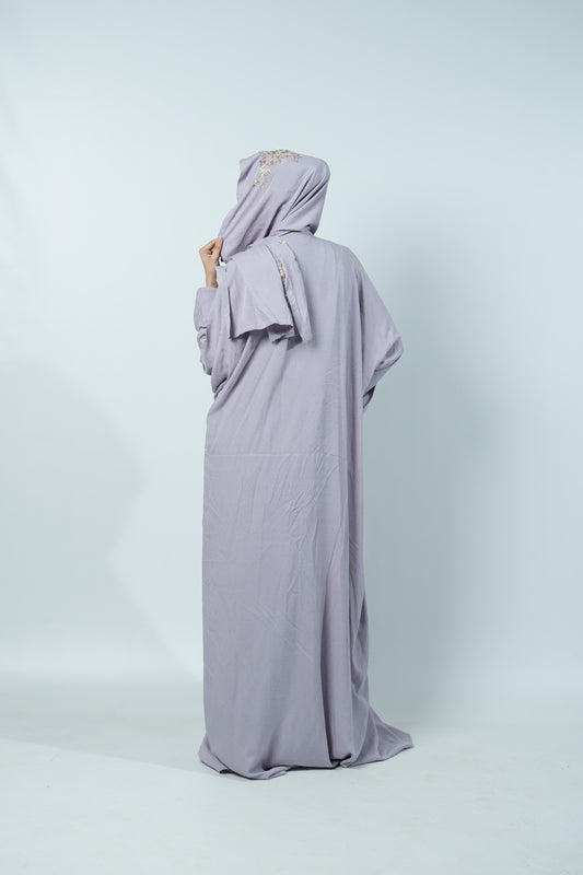 Prayer Dress Front Open (Mauve)